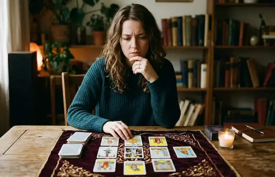 Cuando una tirada de tarot no responde a la pregunta