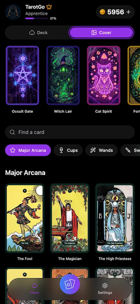 Oriental Tarot Deck